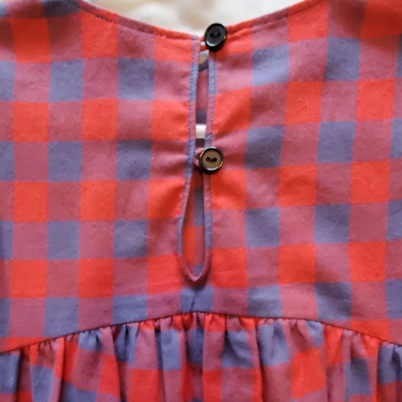 Toddler Girl Plaid Dress - Picture 4 of 4